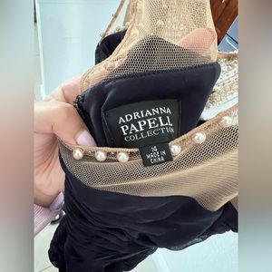 Adrianna Papell Navy Blue Dress